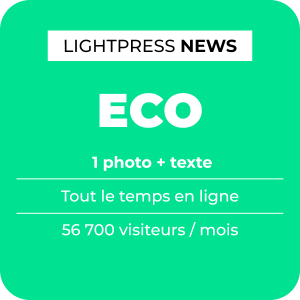 Publi-redactionnel une photo et texte pour agence ou entreprise éclairage sur le portail Light ZOOM Lumière