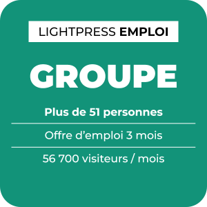 Annonce d'offre emploi pour un groupe ou une entreprise en éclairage de plus de 51 personnes