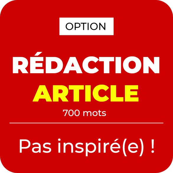 Rédaction d'un article en éclairage de 700 mots pour votre entreprise