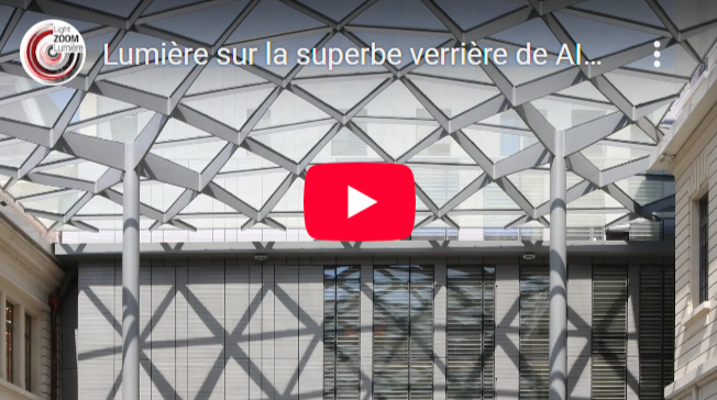 Video corporate projet architecture - Lumière sur la superbe verrière de AIA, Grand Hôtel-Dieu, Lyon © Light ZOOM Lumiere, LZL Services