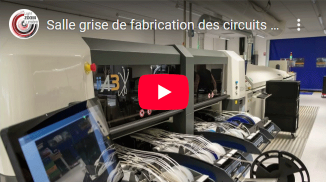 Video publicitaire produit industrie - Salle grise de fabrication des circuits imprimés LED, Sécurlite, La Ferte Bernard, France © Light ZOOM Lumière, LZL Services