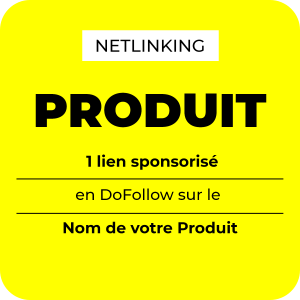 Insertion lien sponsorisé Produit sur une page du portail Light ZOOM Lumière