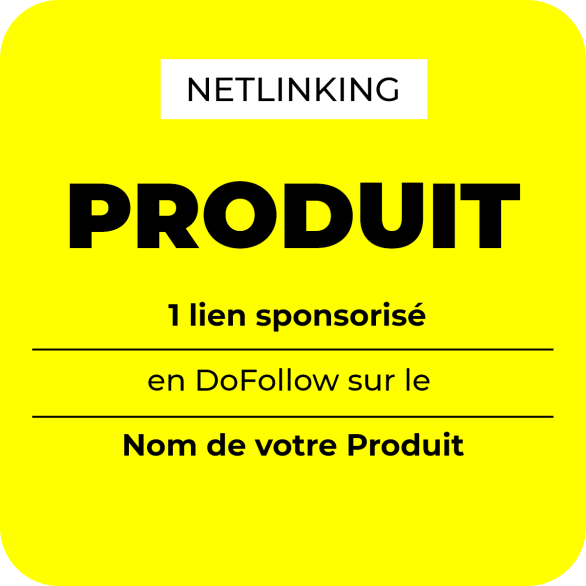 Insertion lien sponsorisé Produit sur une page du portail Light ZOOM Lumière