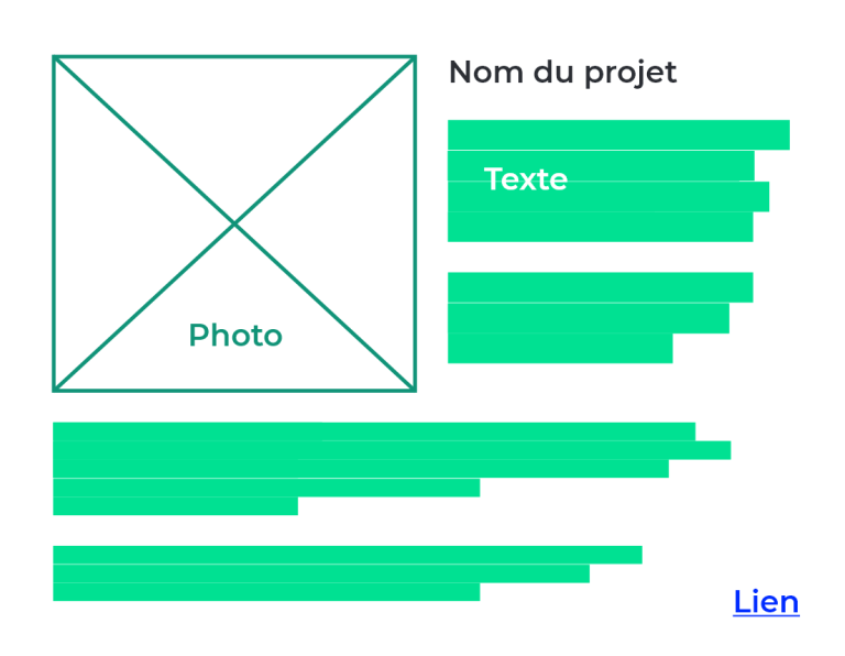 Mise en page explicative insertion brève d'un projet éclairage dans article ou newsletter Light ZOOM Lumière