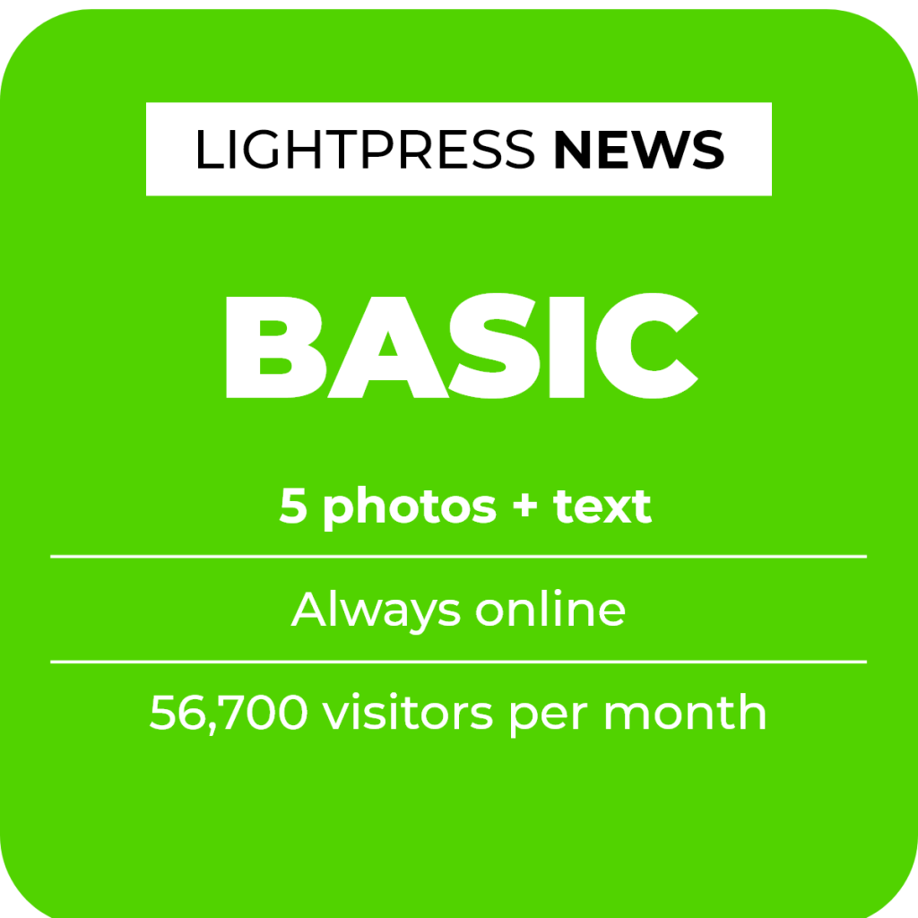 Advertorial content 5 photos and text for lighting company published on the Light ZOOM Lumière portal