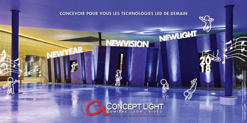 Exemple de rédaction de texte carte de voeux pour une entreprise éclairage - Concept Light