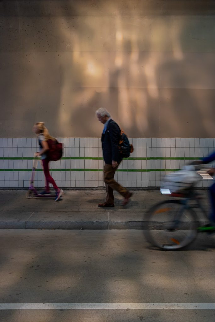 Passage Pompidou, Lyon, France - Architecte urbaniste UAC - Concepteur lumière Agence ON - Éclairage urbain architectural