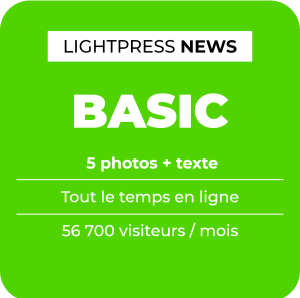 Publi-redactionnel 5 photos et texte pour agence ou entreprise éclairage sur le portail Light ZOOM Lumière