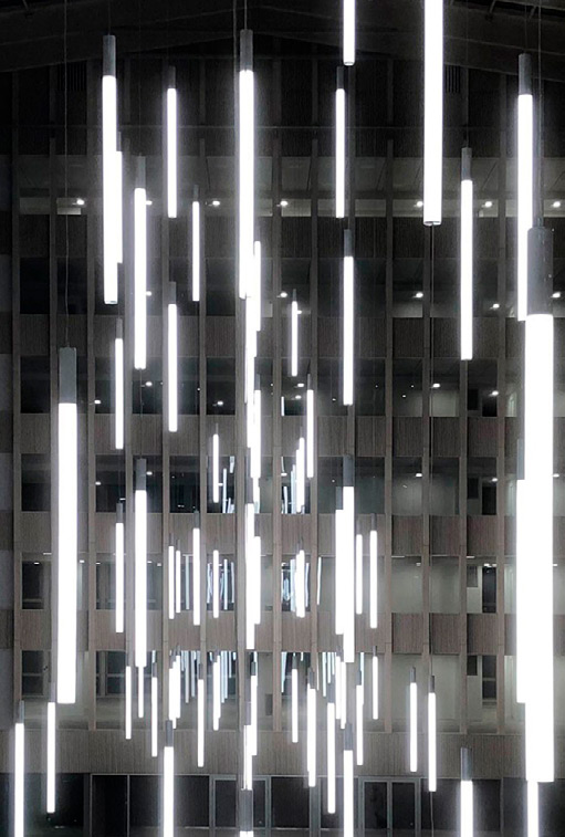 Talents de lumière - Place du front populaire, Aubervilliers, France - Architecte Olivier Fassio - Client Icade - Fabricant éclairage French Light
