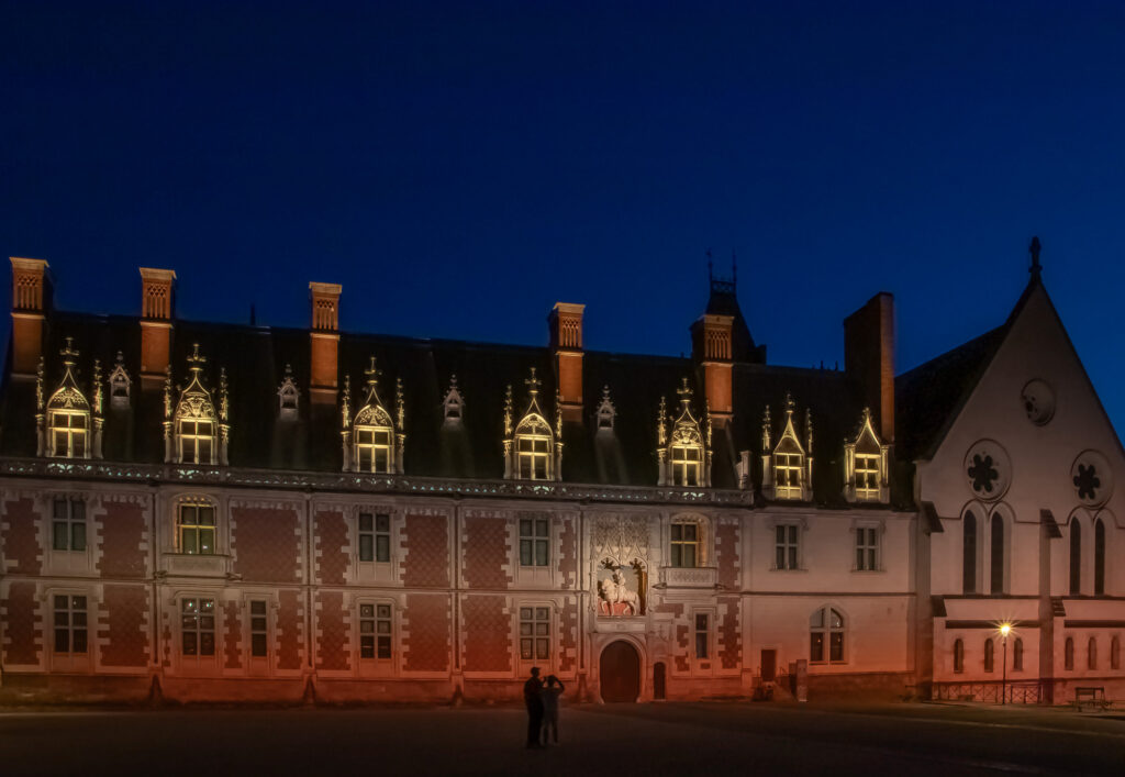 Reportage photo éclairage architectural, Château royal Blois
